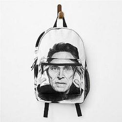 Willem Dafoe Pencil Drawing Backpack