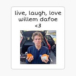 Willem Dafoe Sticker