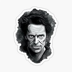 Willem Dafoe Top Edition Gift for Music Fans Sticker