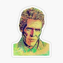 Music Retro Willem Dafoe Top Edition Gifts for Fans Sticker