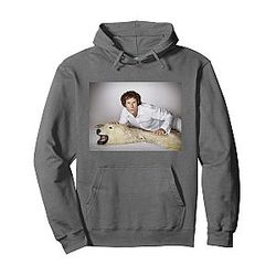 Will Ferrell Anchorman Actor Comedian by Michael Grecco Pullover Hoodie