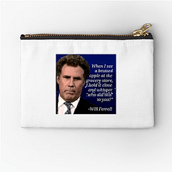 Will Ferrell's career spans several decades Will Ferrell Zipper Pouches