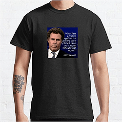 Will Ferrell's career spans several decades Will Ferrell T-Shirts