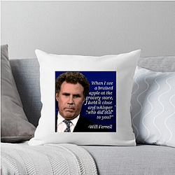 Will Ferrell's career spans several decades Will Ferrell Pillows Cover