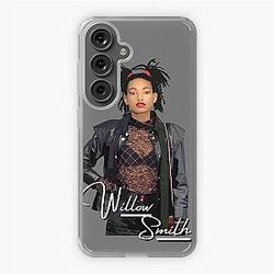 Willow Smith Realistic Digital Art with text Samsung Galaxy Soft Case