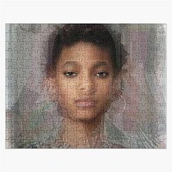 Willow Smith Portrait Overlay Jigsaw Puzzle