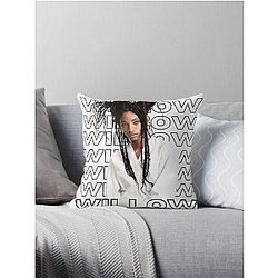 Willow Smith (Black Font) Throw Pillow