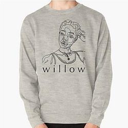 willow smith design - grey fill-ins Pullover Sweatshirt