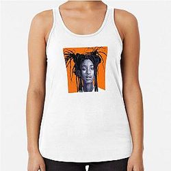 Willow Smith Vector Art Racerback Tank Top