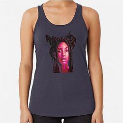 Willow Smith Alt Artwork Racerback Tank Top