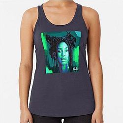 Willow Smith Alt Artwork Racerback Tank Top