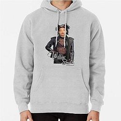 Willow Smith Realistic Digital Art with text Pullover Hoodie