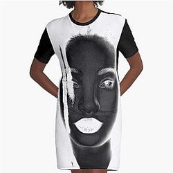 Willow Smith Poster Graphic T-Shirt Dress