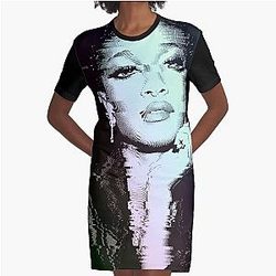 Willow Smith Poster Graphic T-Shirt Dress