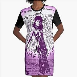 Willow Smith Poster Graphic T-Shirt Dress