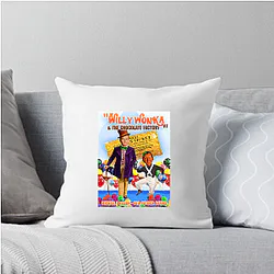 Willy Wonka & the Chocolate Factory No Limits Just Imagination Willy Wonka & The Chocolate Factory Pillows Cover