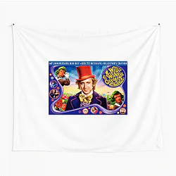 Willy Wonka & the Chocolate Factory The World Is A Candy Store Willy Wonka & The Chocolate Factory Tapestries
