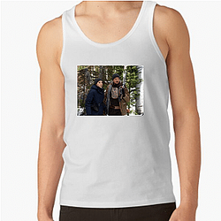 Wind River stars Jeremy Renner and Elizabeth Olsen Wind River Tank Tops