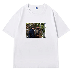 Wind River stars Jeremy Renner and Elizabeth Olsen Wind River T-Shirts