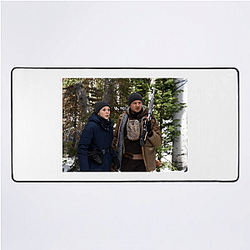 Wind River stars Jeremy Renner and Elizabeth Olsen Wind River Mouse Pads