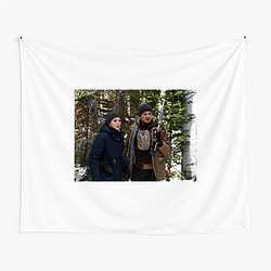 Wind River stars Jeremy Renner and Elizabeth Olsen Wind River Tapestries