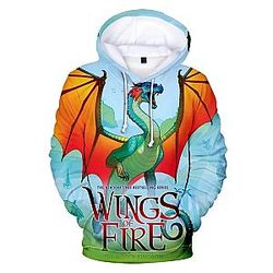 Wings of Fire Hoodie – 3D The Hidden Kingdom Cover Art Design