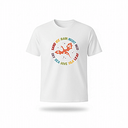 Dragon Shirt Wings Fan Shirt Rainbow T- Shirt
