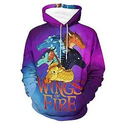 Wings Of Fire 5 Dragons 3D Hoodie