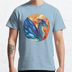 Wings of Fire - T-shirt bleu classique RB1509