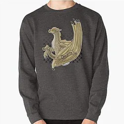Qibli Wings of Fire Darkness of Dragons Pullover Felpa RB1509