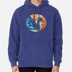 Wings of Fire - Blauer Pullover Hoodie RB1509
