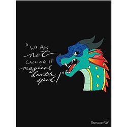 Wings of Fire Glory Quote Baseball ¾ Sleeve T-Shirt RB1509