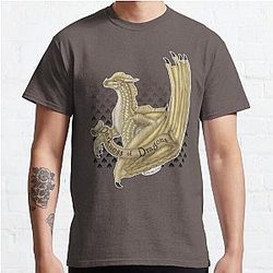 Qibli Wings of Fire Darkness Dragons Classic T-Shirt RB1509