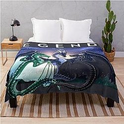 Wings of Fire - Legenden - Fathom, Darkstalker, Clearsight Throw Blanket RB1509