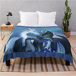 Arctic, Foeslayer, Whiteout, Darkstalker Family - Wings of Fire Werfen Sie Blanket RB1509