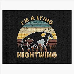 de noche wings of fire dragón hermoso arte Jigsaw Puzzle RB1509