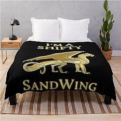 Sanduhr Nachtschwein wings of fire Drachen schöne Kunst Throw Blanket RB1509
