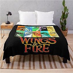 Flügel des Feuers - All Together Männer Frauen Kinder Werfen Blanket RB1509