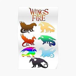 Wings of Fire Tribes Poster RB1509