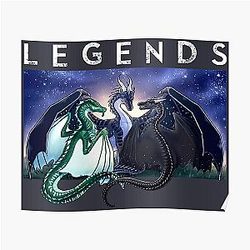 Wings of Fire - Legenden - Fathom, Darkstalker, Clearsight Poster RB1509