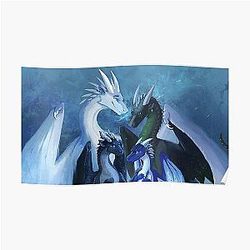 Arctic, Foeslayer, Whiteout, Darkstalker Family - Wings of Fire Poster RB1509
