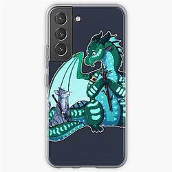 Wings of Fire & Warriors - Schildkröte und Jayfeather - Stick Bois Samsung Galaxy Soft Case RB1509