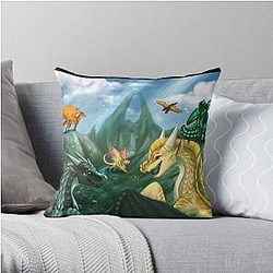 Wings of Fire - Willkommen bei Jade Mountain Throw Pillow RB1509