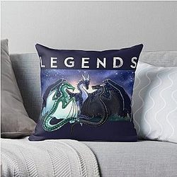 Wings of Fire - Legenden - Fathom, Darkstalker, Clearsight Throw Pillow RB1509