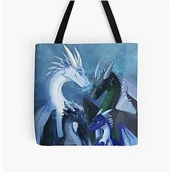 Arctique, Foeslayer, Whiteout, Famille Darkstalker - Wings of Fire Tous les sacs d'impression RB1509