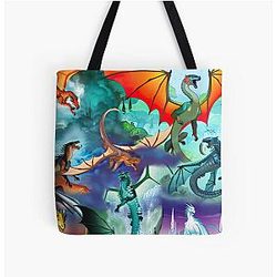 Wings of fire all dragon series All Over Print Tote Bag RB1509