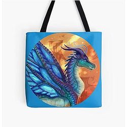 Wings of Fire - Bleu tout-sur Imprimer sac de valise RB1509