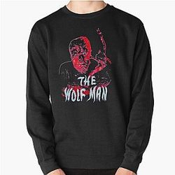 Vintage J089 The Wolf Man Movie Perfect Gift Pullover Sweatshirt