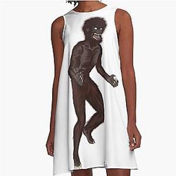 The Wolf Man A-Line Dress