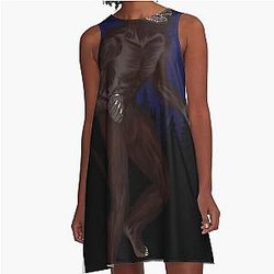 The Wolf Man A Line Dress